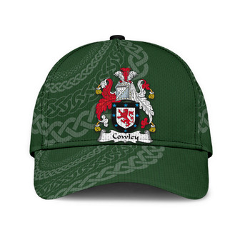 Cowley Coat Of Arms Irish Family Crest St Patrick's Day Hat Classic Cap Hat - Thegiftio UK