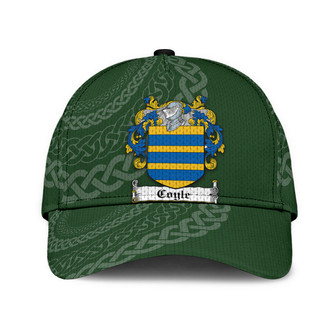 Coyle Coat Of Arms Irish Family Crest St Patrick's Day Hat Classic Cap Hat - Thegiftio UK