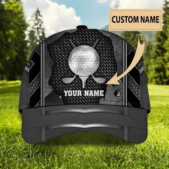 Custom Name Classic Cap For A Golf Lover, Best Gift For National Golf Lovers Day, Golf Cap Hat - Thegiftio UK