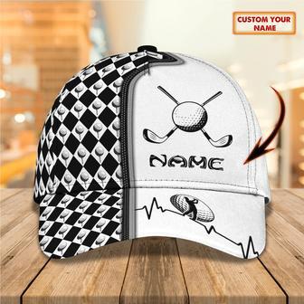 Custom Name Full Priinting Classic Cap For Golfer, Adult Golfer Cap, Golf Lovers Cap Hat - Thegiftio UK