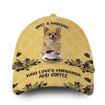 Customized Chihuahua And Coffee Hat Classic Cap Hat - Thegiftio UK