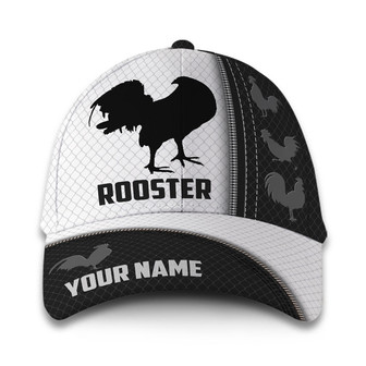 Customized Rooster Zip Hat Classic Cap Hat - Thegiftio