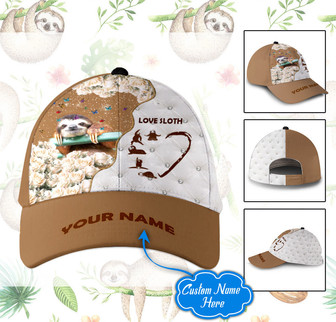 Customized Sloth Hat Classic Cap Hat - Thegiftio UK