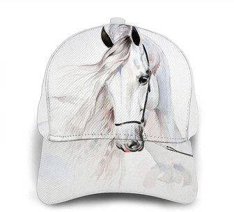 Cute Horse Classic Baseball Cap Adjustable Twill Sports Dad Hats for Unisex Hat - Thegiftio UK