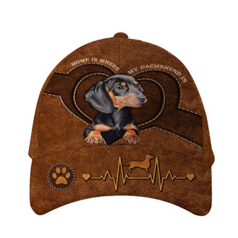 Dachshund Home Hat Classic Cap Hat - Thegiftio