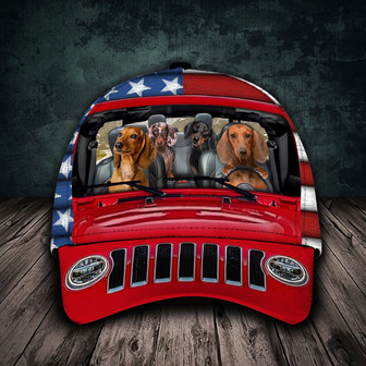 DachshundJeep Hat Classic Cap Hat - Thegiftio UK