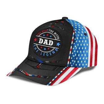 Dad Us The Man Myth Legend Hat Classic Cap For Summer, Human Cap, Trending Cap, American Cap Hat - Thegiftio UK