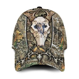 Deer Hunter Vintage Snapback Cap Hunting Printed Hats, Deer Hunter Cap, Deer Cap, Hunting Gift Hat - Thegiftio