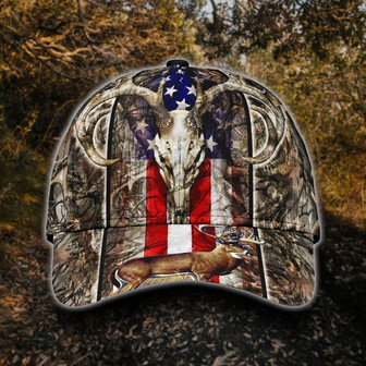 Deer Hunting Classic Cap Gift For Him, Hunting Hat, Hunter Cap, Human Cap, Trending Cap, American Cap Hat - Thegiftio
