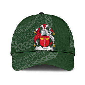 Dick Coat Of Arms Irish Family Crest St Patrick's Day Hat Classic Cap Hat - Thegiftio UK