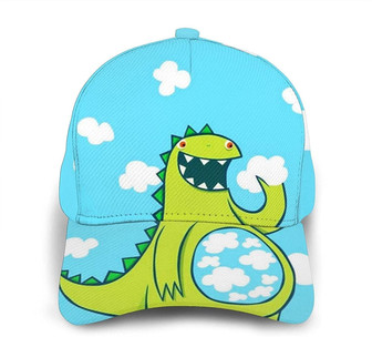Dinosaur Print Casual Baseball Cap Adjustable Twill Sports Dad Hats for Unisex Hat - Thegiftio UK
