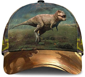 Dinosaur Wild Nature Attractive Style Printed Unisex Hat Classic Cap, Snapback Cap Hat - Thegiftio UK