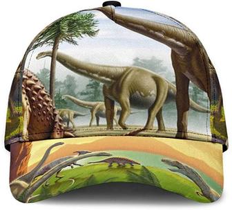 Dinosaur Wild Nature Simple and Beautiful Printed Unisex Hat Classic Cap, Snapback Cap Hat - Thegiftio UK