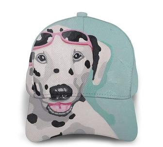 Dog Animal Print Classic Baseball Cap Adjustable Twill Sports Dad Hat Classic Cap for Unisex Hat - Thegiftio UK