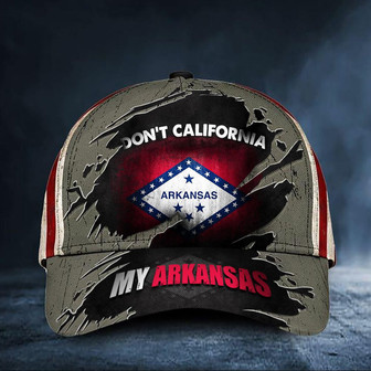 Don't California My Arkansas Hat Vintage American Flag Cap Unique Patriotic Hat - Thegiftio UK