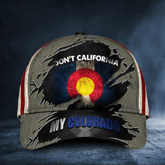 Don't California My Colorado Hat Vintage American Flag Cap For Colorado Men Dad Gift Hat - Thegiftio UK