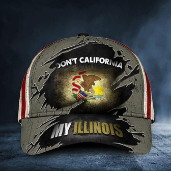 Don't California My Illinois Cap Vintage American Flag Hat Mens Unique Friends Gift Ideas Hat - Thegiftio UK