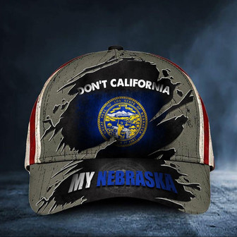 Don't California My Nebraska Hat Vintage USA Flag Cap For Men Honor State Of Nebraska Gift Hat - Thegiftio