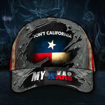 Don't California My Texas Vintage Hat USA Flag Cap Patriotic Texas State Merch For Texans Hat - Thegiftio UK