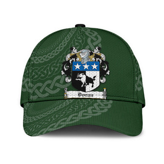 Doran Coat Of Arms Irish Family Crest St Patrick's Day Hat Classic Cap Hat - Thegiftio UK