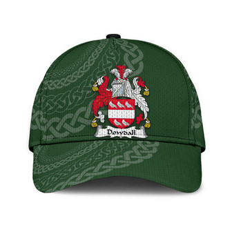 Dowdall Coat Of Arms Irish Family Crest St Patrick's Day Hat Classic Cap Hat - Thegiftio UK