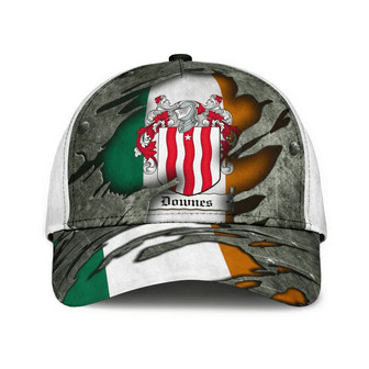 Downes Coat Of Arms Irish Family Crest Hat Classic Cap Hat - Thegiftio UK