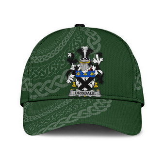 Drisdale Coat Of Arms Irish Family Crest St Patrick's Day Hat Classic Cap Hat - Thegiftio UK