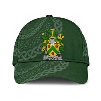 Drought Coat Of Arms Irish Family Crest St Patrick's Day Hat Classic Cap Hat - Thegiftio UK