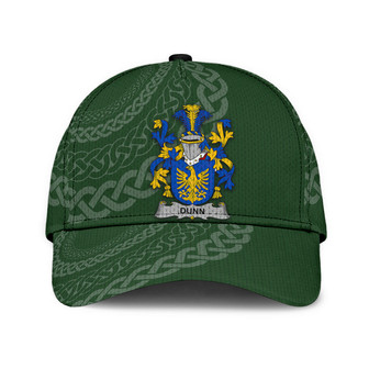 Dunn Coat Of Arms Irish Family Crest St Patrick's Day Hat Classic Cap Hat - Thegiftio UK