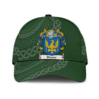 Dunne Coat Of Arms Irish Family Crest St Patrick's Day Hat Classic Cap Hat - Thegiftio UK