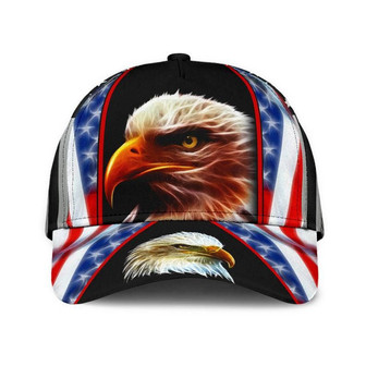 Eagle Fractal Hat Classic Cap For Summer, Strapback Cap, Human Cap, Trending Cap, American Cap Hat - Thegiftio UK