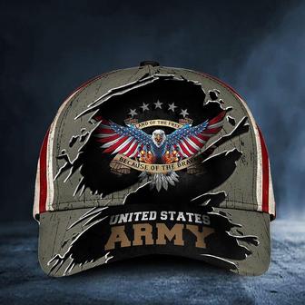 Eagle United States Army Hat American Flag Patriotic Cap Unique Gift For Army Man Hat - Thegiftio UK