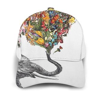 Elephant Print Casual Baseball Cap Adjustable Twill Sports Dad Hats for Unisex Hat - Thegiftio UK