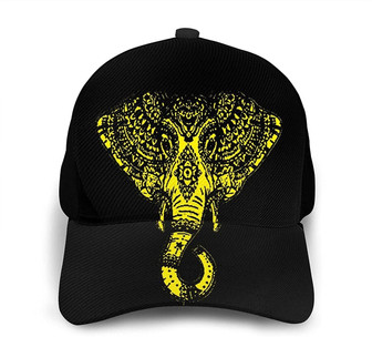 Elephant Unisex Printing Classic Baseball Cap Snapback Flat Bill Hat - Thegiftio UK