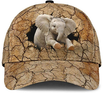 Elephant Land Simple and Beautiful Printed Unisex Hat Classic Caps Baseball Caps Hat - Thegiftio UK