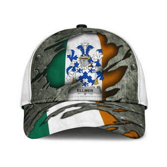 Ellmer Coat Of Arms Irish Family Crest Hat Classic Cap Hat - Thegiftio UK