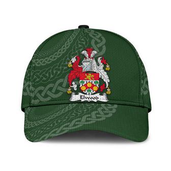 Elwood Coat Of Arms Irish Family Crest St Patrick's Day Hat Classic Cap Hat - Thegiftio UK