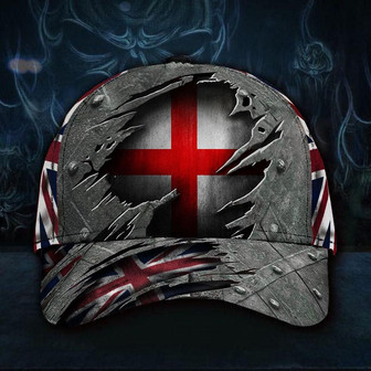England Hat Print Union Jack Flag Cap Vintage Hat England Hats For English Dad Gift Hat - Thegiftio UK