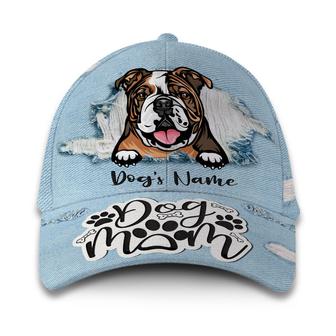 English Bulldog Dog Mom Customized Hat Classic Cap Hat - Thegiftio UK