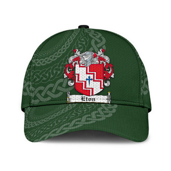 Eton Coat Of Arms Irish Family Crest St Patrick's Day Hat Classic Cap Hat - Thegiftio UK