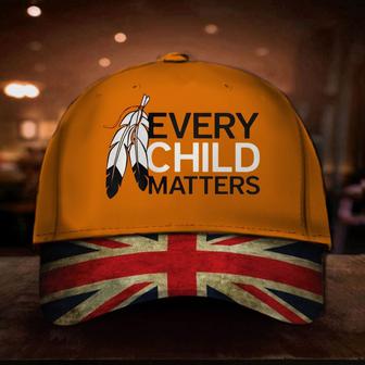 Every Child Matters Uk Flag Hat Orange Shirt Day Movement United Kingdom Cap Merch Hat - Thegiftio UK