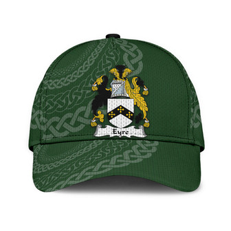Eyre Coat Of Arms Irish Family Crest St Patrick's Day Hat Classic Cap Hat - Thegiftio UK