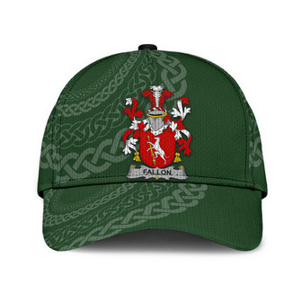 Fallon Coat Of Arms Irish Family Crest St Patrick's Day Hat Classic Cap Hat - Thegiftio UK