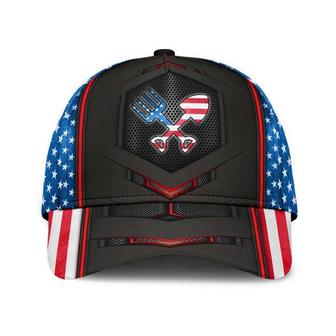 Farmer American Flag Carbon Hat Classic Cap Gift Idea, Human Cap, Trending Cap, American Cap Hat - Thegiftio UK