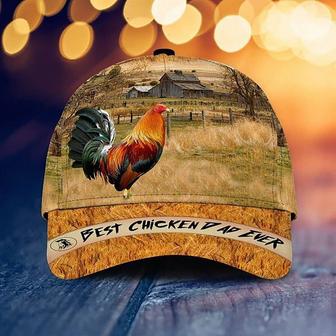 Father's Day Dad Gift Best Chicken Dad Ever American Hat Classic Cap Gift Hat - Thegiftio UK