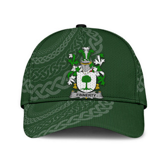 Finnerty Coat Of Arms Irish Family Crest St Patrick's Day Hat Classic Cap Hat - Thegiftio UK