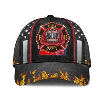 Firefighter Fire Classic Cap Firefighter Snapback Hat Firefighter Trucker Hat Personalized Cap Hat - Thegiftio UK
