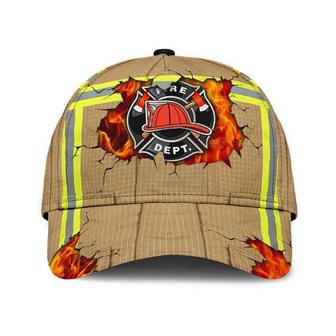 Firefighter Fire Uniform Classic Cap Unisex Hat, Human Cap, Trending Cap, American Cap Hat - Thegiftio