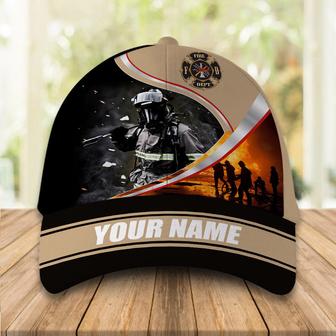 Firefighter Hero Customized Hat Classic Cap Hat - Thegiftio UK