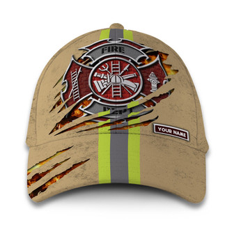 Firefighter Vintage Customized Hat Classic Cap Hat - Thegiftio UK